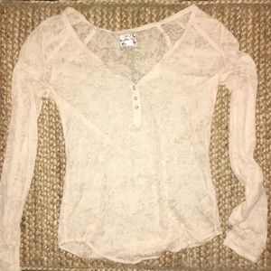 Free people baby pink / Pale pink top